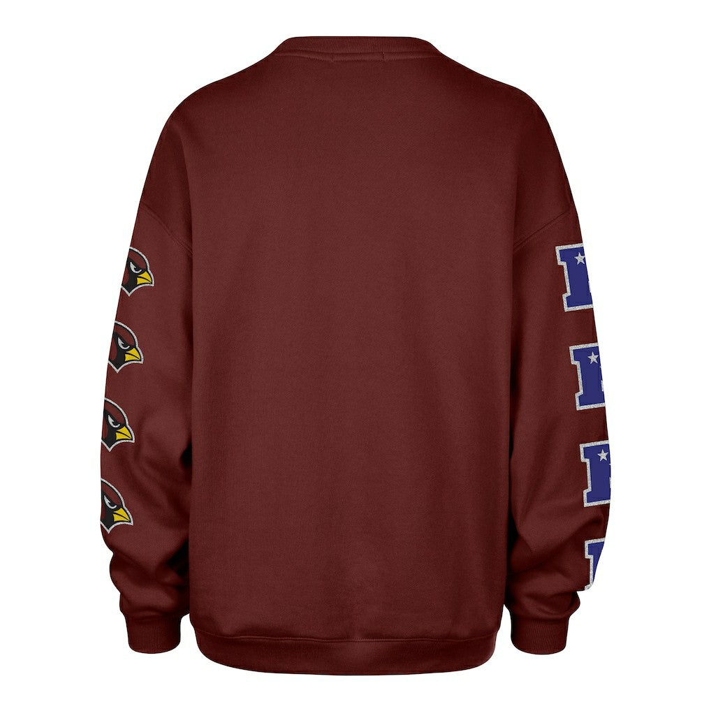 Arizona Cardinals '47 Women's Go Big Oversized Pullover Sweatshirt Cardinal - 47 brand