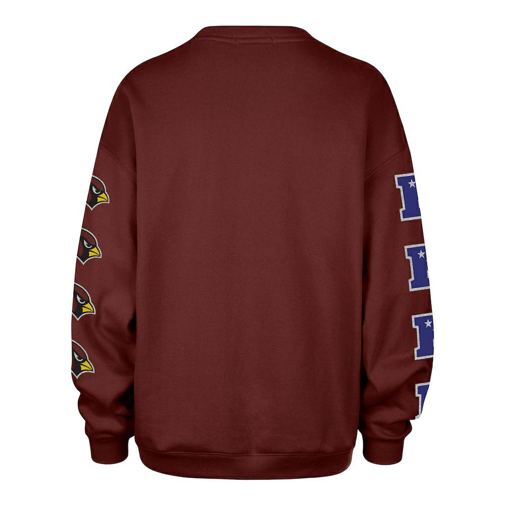 Arizona Cardinals '47 Women's Go Big Oversized Pullover Sweatshirt Cardinal - 47 brand