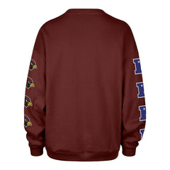 Arizona Cardinals '47 Women's Go Big Oversized Pullover Sweatshirt Cardinal - 47 brand