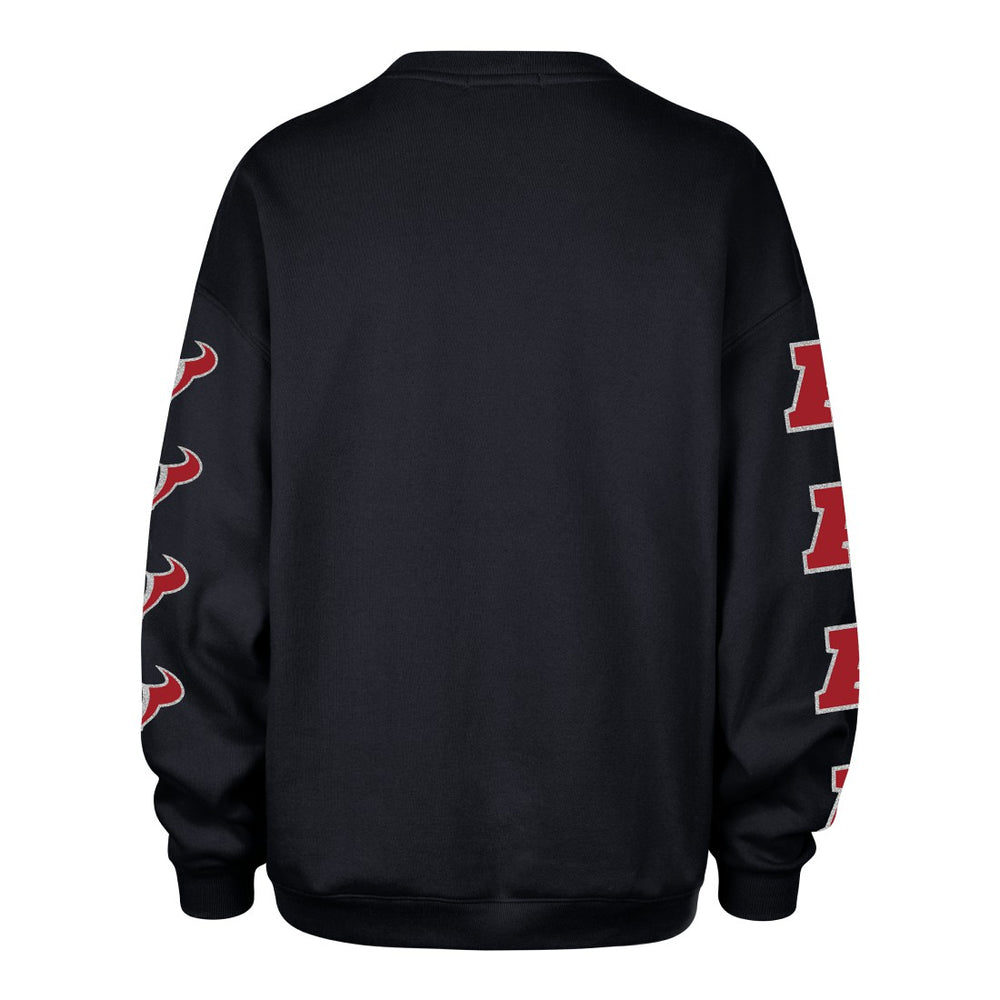 Houston Texans '47 Women's Go Big Oversized Pullover Sweatshirt Navy - 47 brand