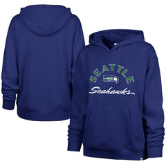Seattle Seahawks '47 Women's Whirlwind Naomi Pullover Hoodie Royal - 47 brand