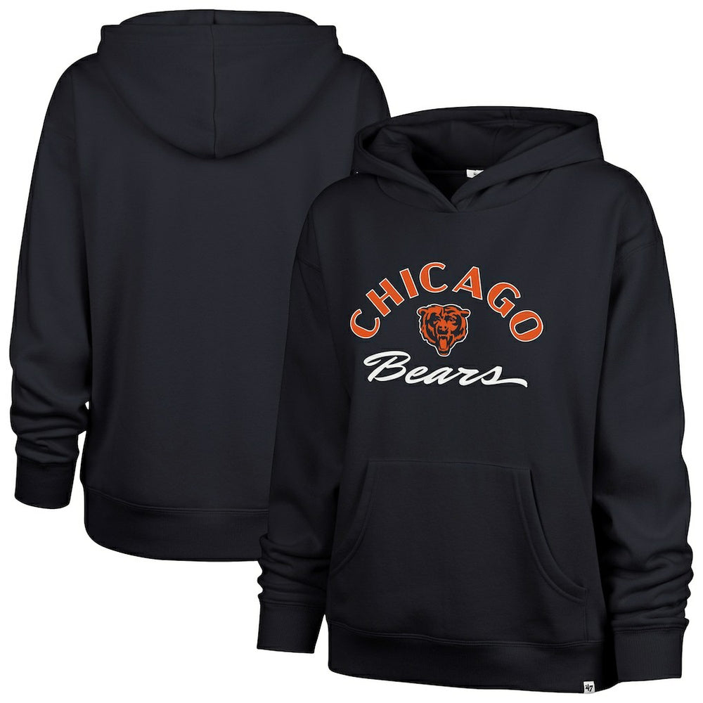 Chicago Bears '47 Women's Whirlwind Naomi Pullover Hoodie Navy - 47 brand