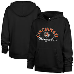 Cincinnati Bengals '47 Women's Whirlwind Naomi Pullover Hoodie Black - 47 brand