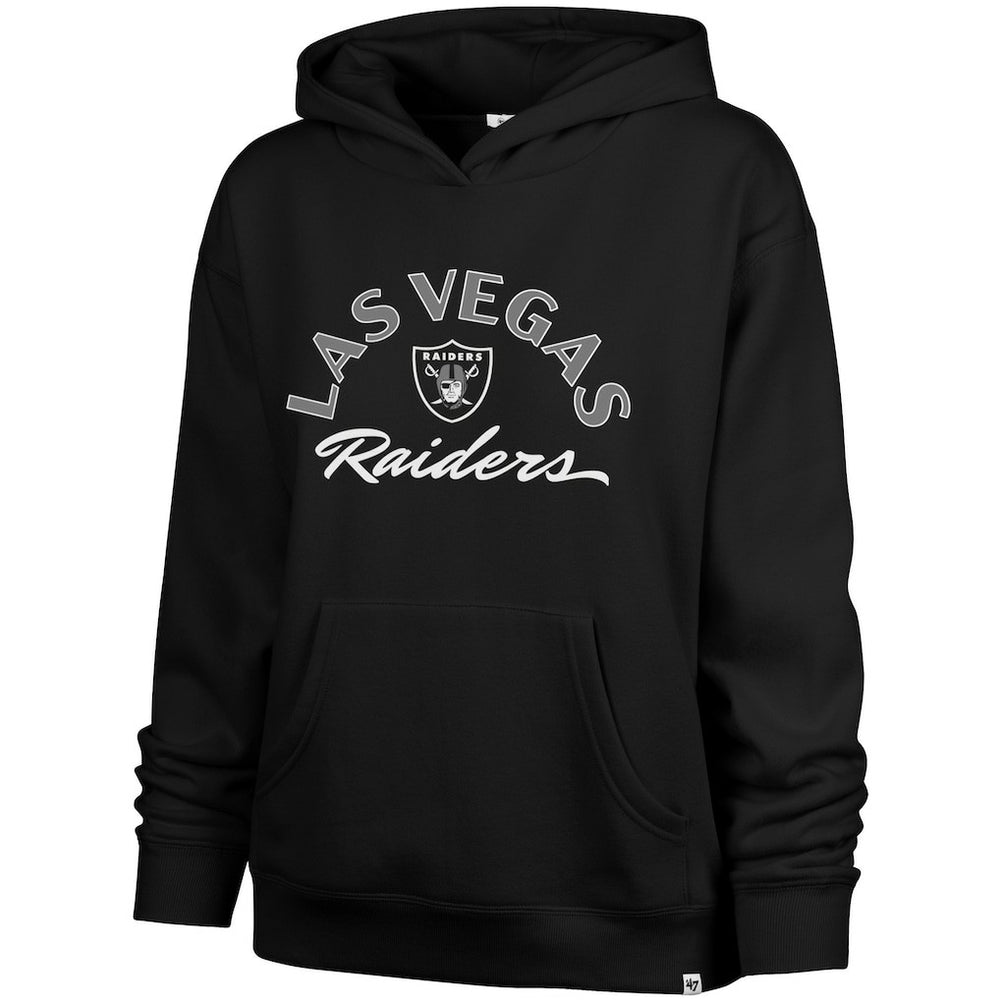 Las Vegas Raiders '47 Women's Whirlwind Naomi Pullover Hoodie Black - 47 brand