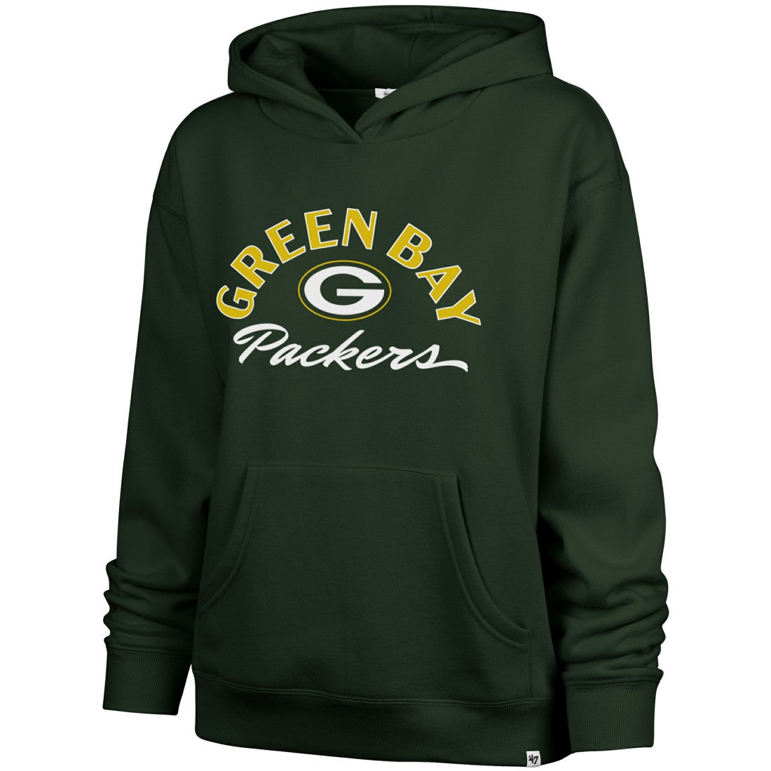 Green Bay Packers '47 Women's Whirlwind Naomi Pullover Hoodie Green - 47 brand