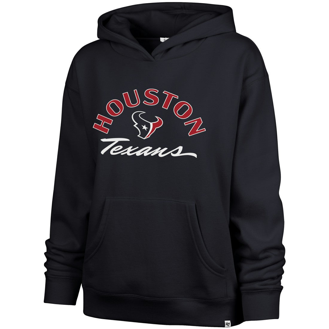 Houston Texans '47 Women's Whirlwind Naomi Pullover Hoodie Navy - 47 brand