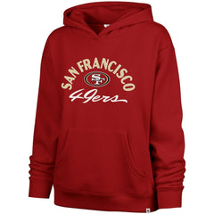 San Francisco 49ers '47 Women's Whirlwind Naomi Pullover Hoodie Scarlet - 47 brand
