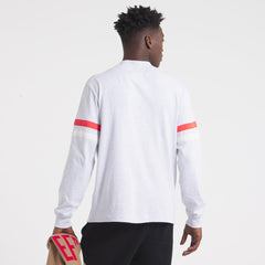 Kansas City Chiefs x Todd Snyder Premium Jersey Mock Neck Tee Heather Gray - NFL