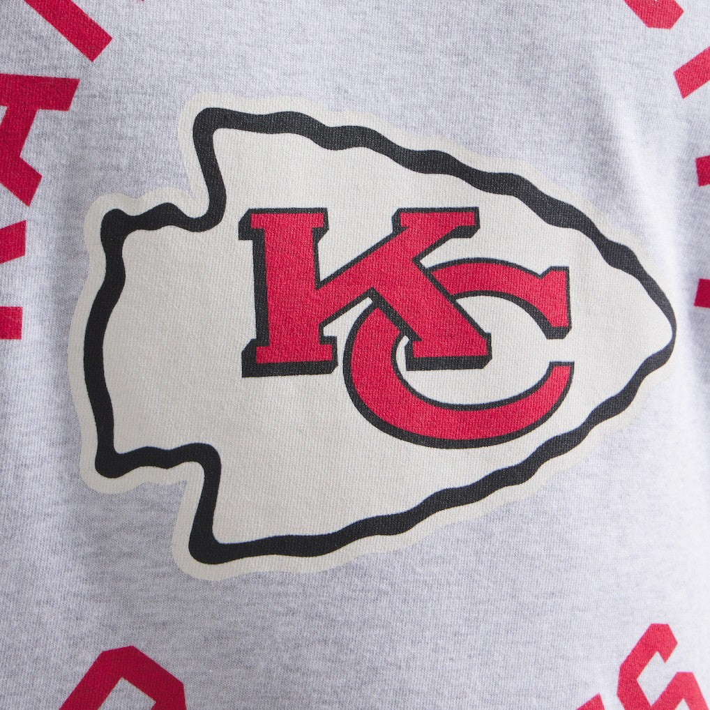 Kansas City Chiefs x Todd Snyder Premium Jersey Mock Neck Tee - Heather Gray sale | NFL Jerseys