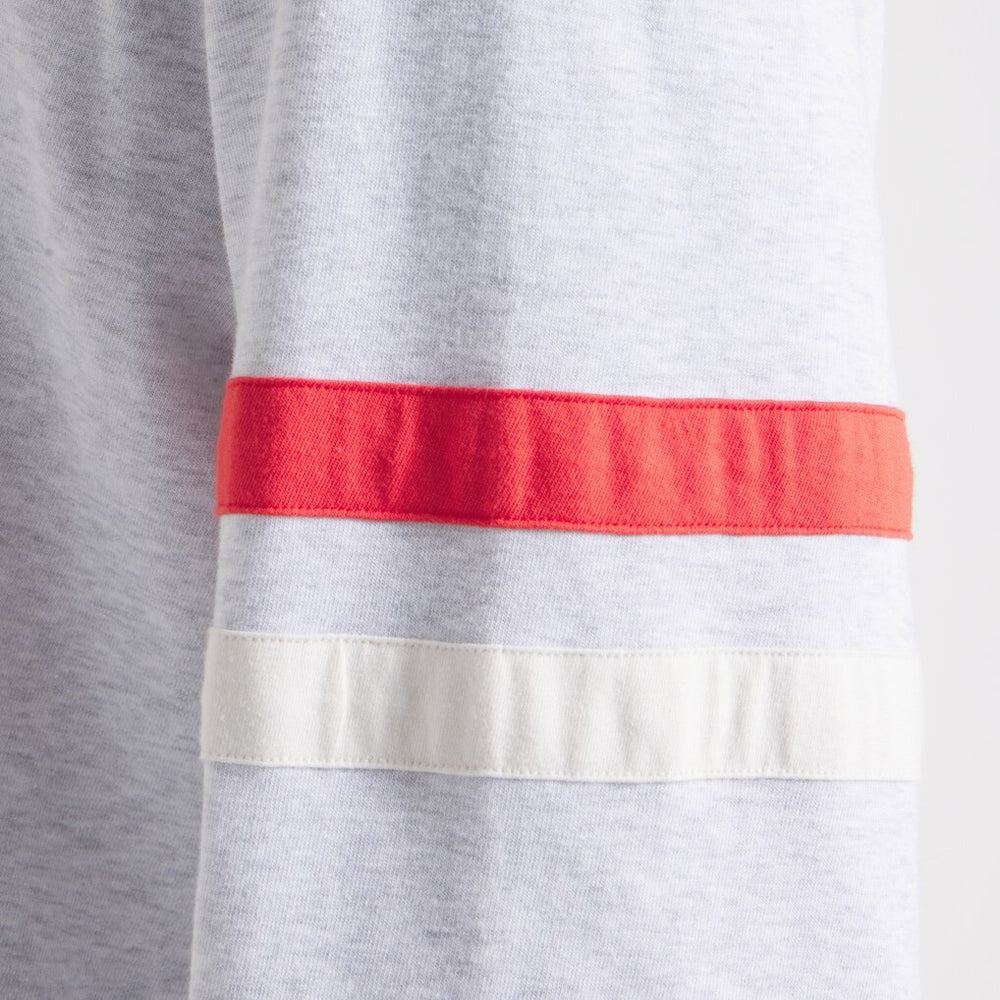 Kansas City Chiefs x Todd Snyder Premium Jersey Mock Neck Tee Heather Gray - NFL