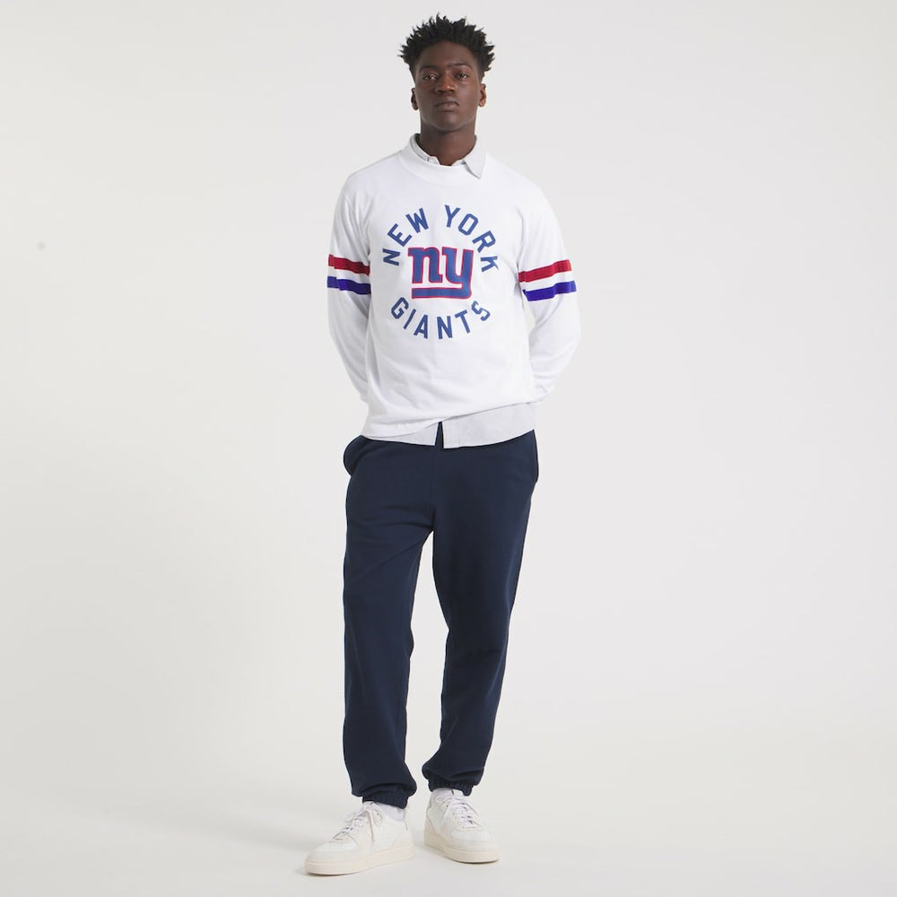 New York Giants x Todd Snyder Premium Jersey Mock Neck Tee White - NFL