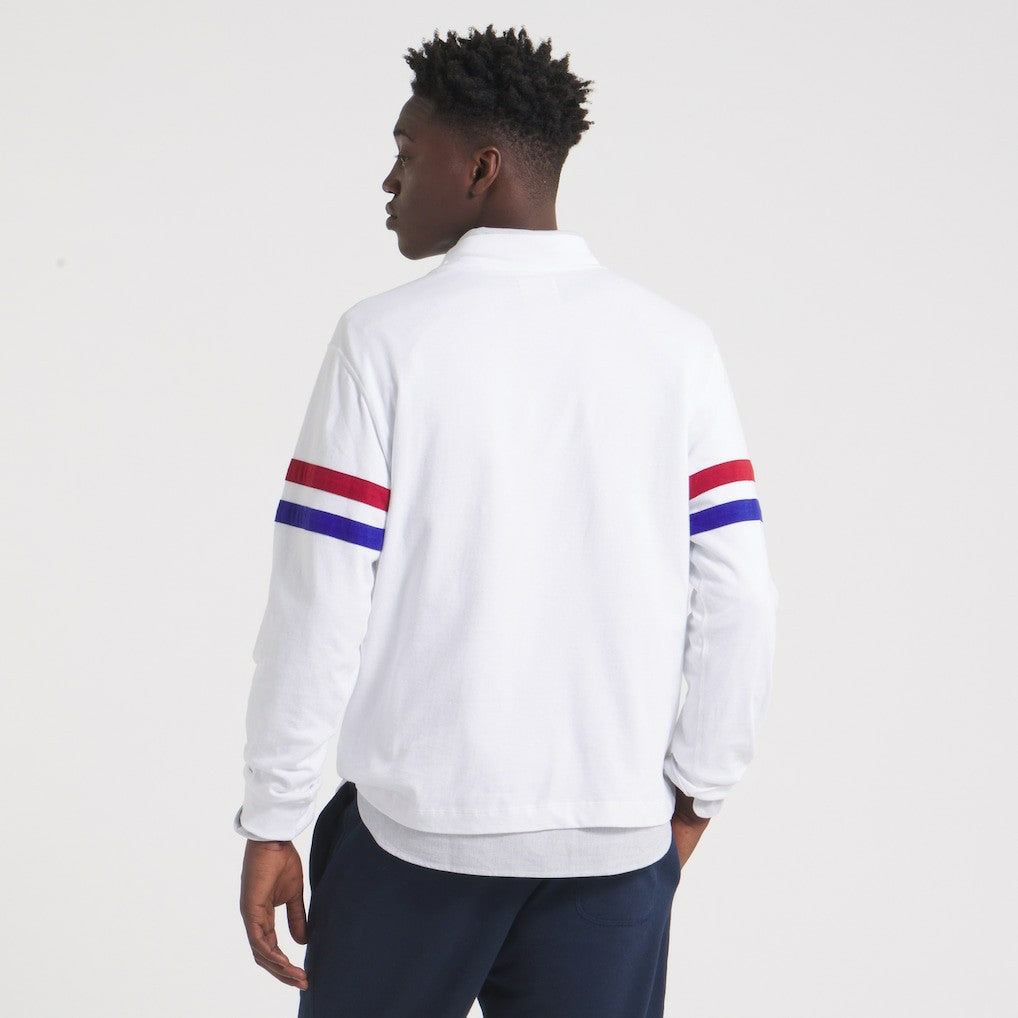 New York Giants x Todd Snyder Premium Jersey Mock Neck Tee White - NFL