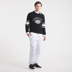 Kansas City Chiefs x Todd Snyder Cashmere Crew Sweater Black - NFL