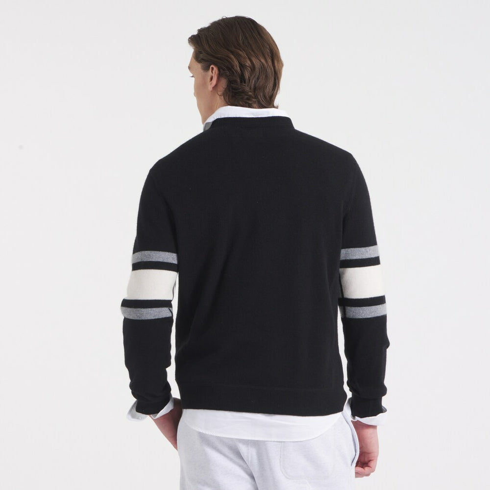 Kansas City Chiefs x Todd Snyder Cashmere Crew Sweater Black - NFL