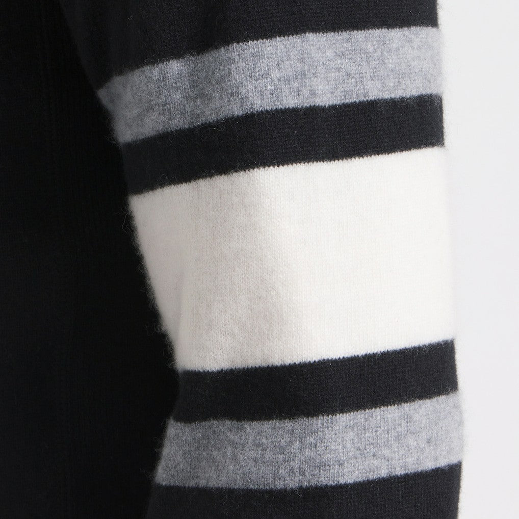 Kansas City Chiefs x Todd Snyder Cashmere Crew Sweater Black - NFL