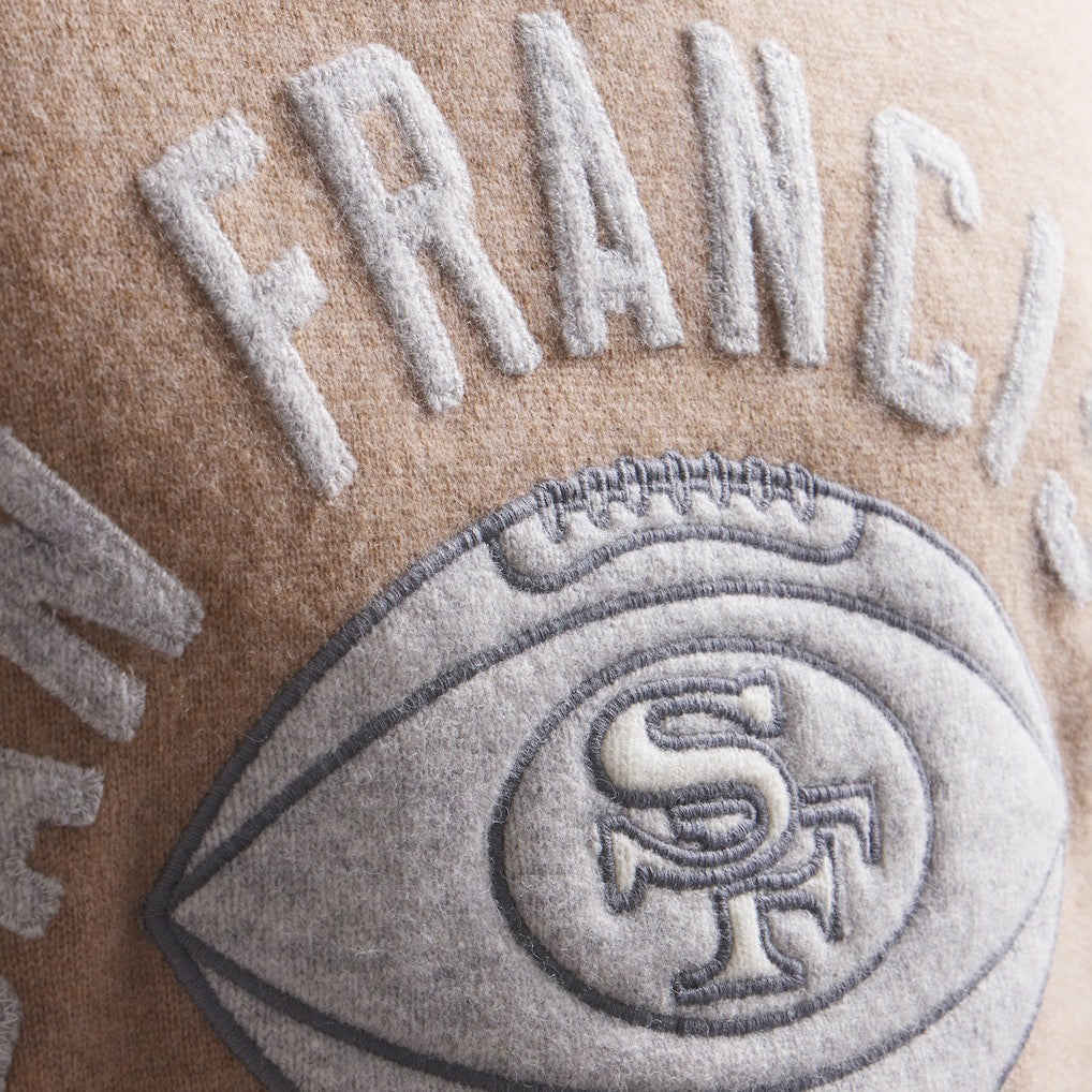 San Francisco 49ers x Todd Snyder Cashmere Crew Sweater Oatmeal - NFL