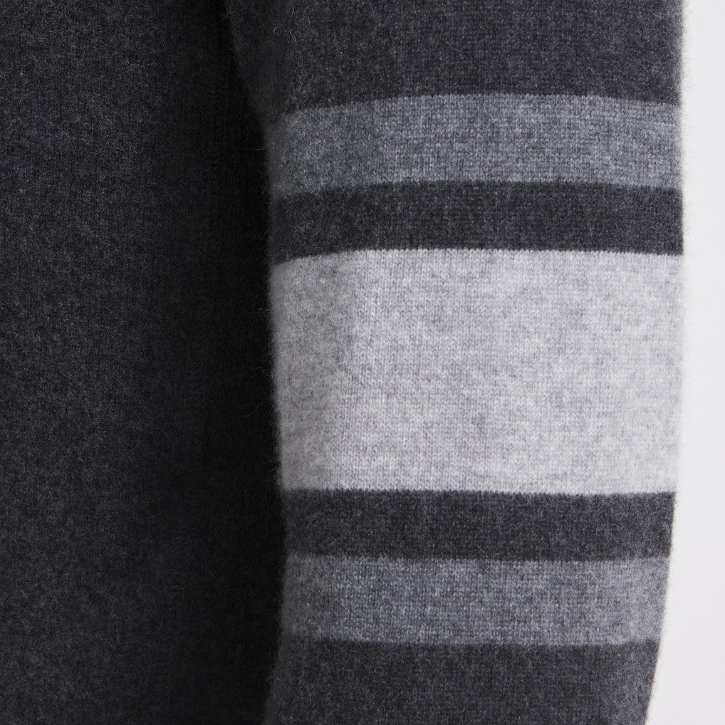 New York Giants x Todd Snyder Cashmere Crew Sweatshirt Heather Charcoal - NFL