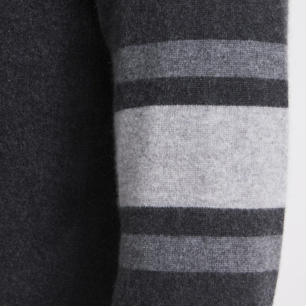 New York Giants x Todd Snyder Cashmere Crew Sweatshirt Heather Charcoal - NFL