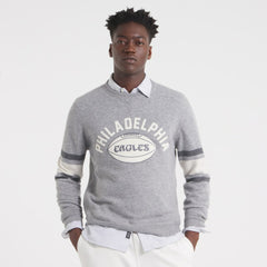 Philadelphia Eagles x Todd Snyder Cashmere Crew Sweater Heather Gray - NFL