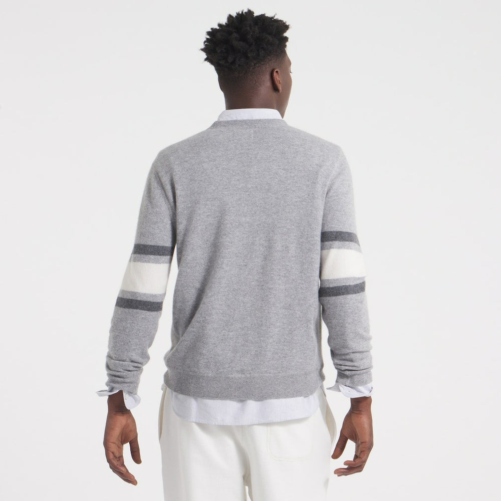 Philadelphia Eagles x Todd Snyder Cashmere Crew Sweater Heather Gray - NFL