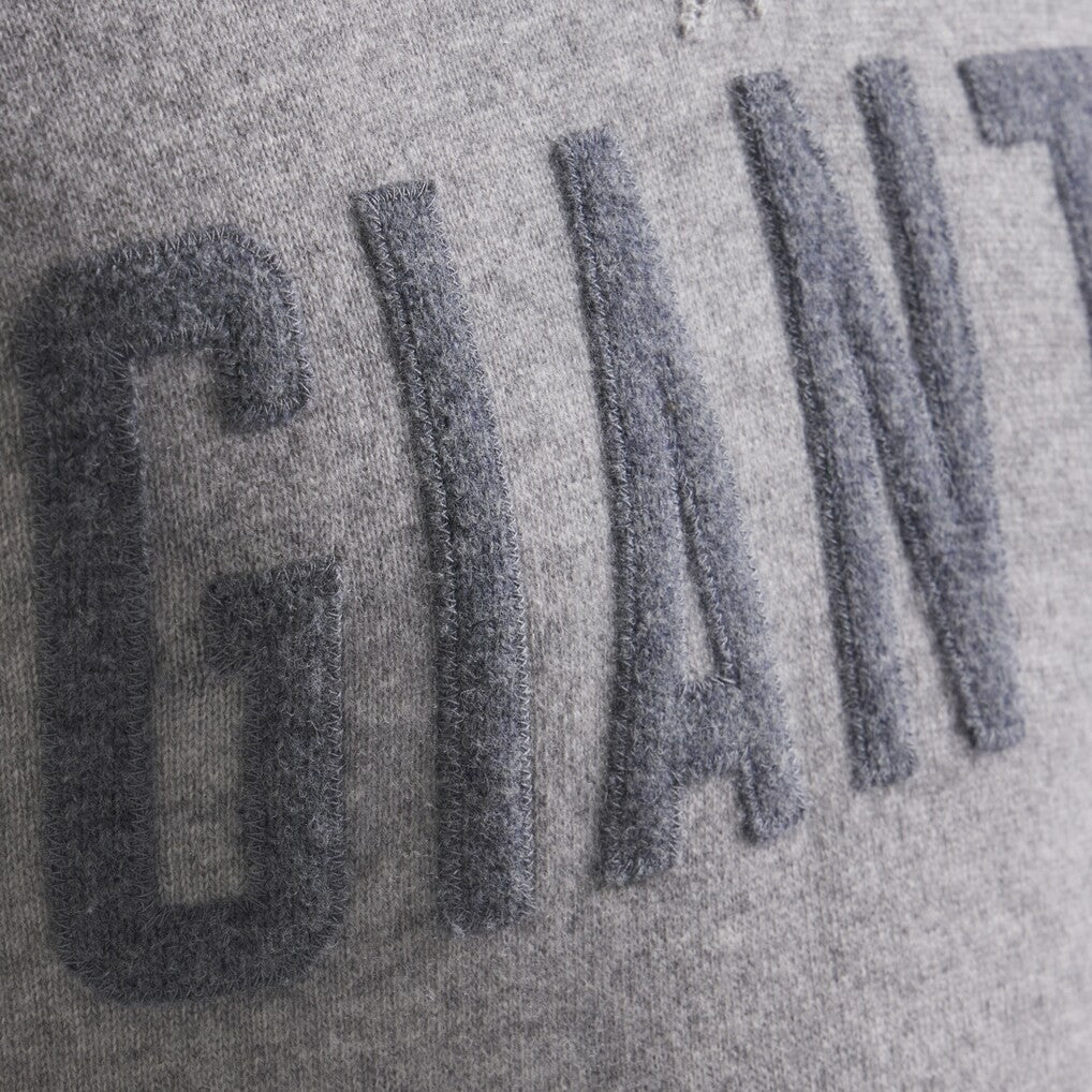 New York Giants x Todd Snyder Cashmere Hoodie Sweater Heather Charcoal - NFL