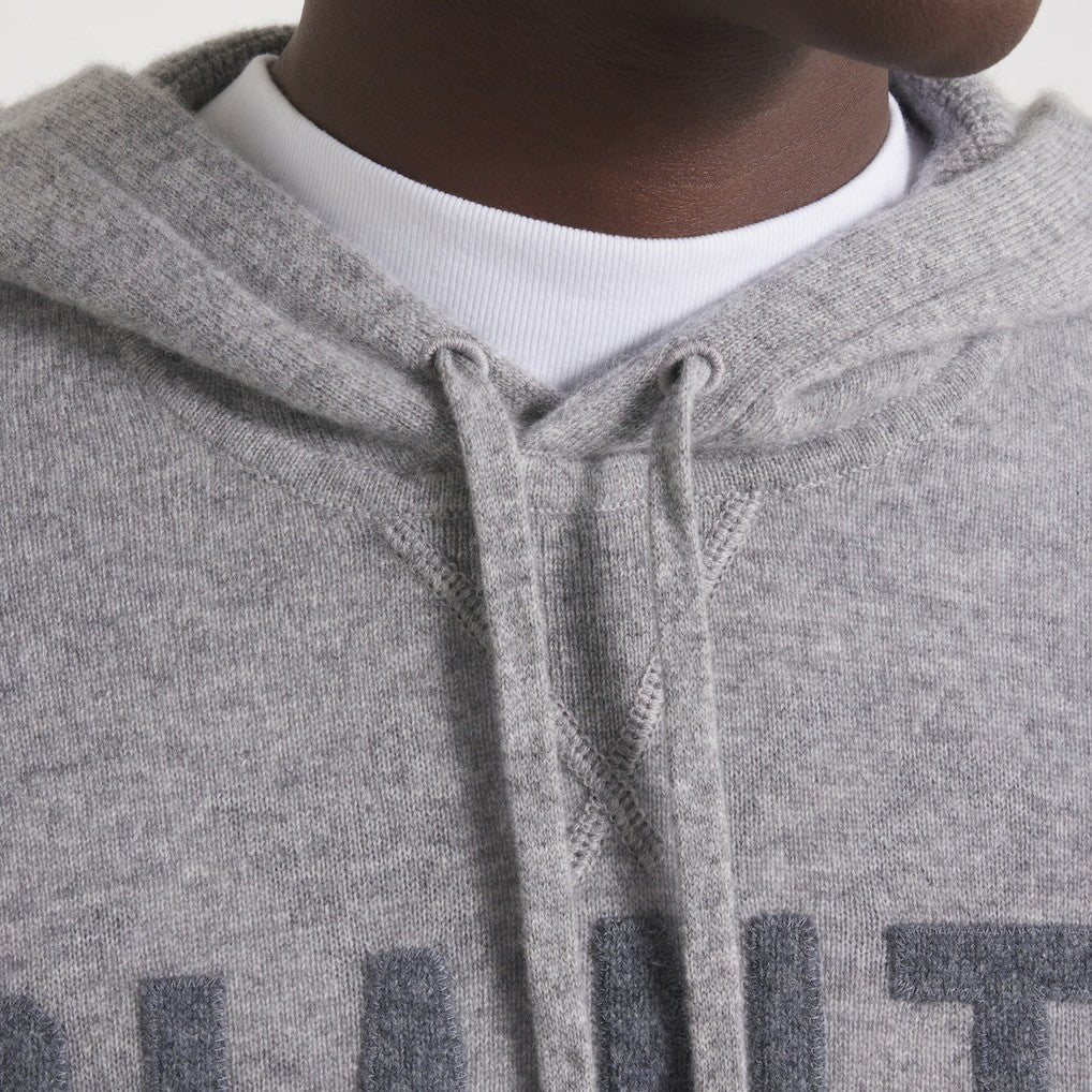 New York Giants x Todd Snyder Cashmere Hoodie Sweater Heather Charcoal - NFL