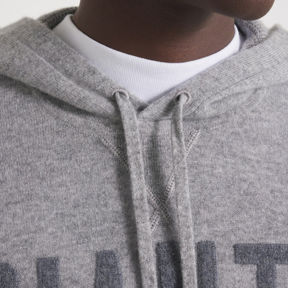 New York Giants x Todd Snyder Cashmere Hoodie Sweater Heather Charcoal - NFL
