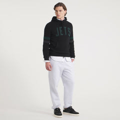 New York Jets x Todd Snyder Cashmere Hoodie Sweater Heather Black - NFL