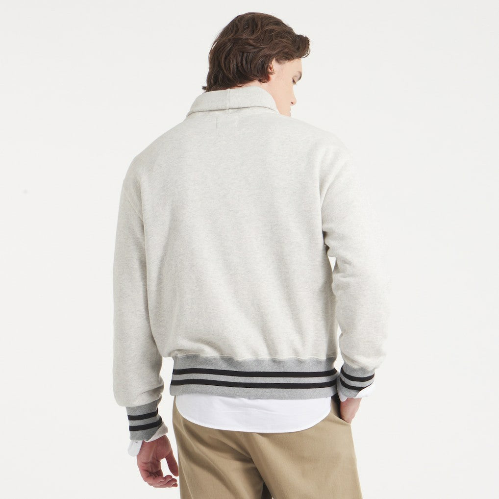New York Giants x Todd Snyder Relaxed Canadian Fleece Turtleneck Oatmeal - NFL