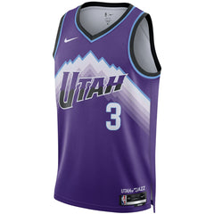 Nike - Keyonte George Utah Jazz Unisex Swingman Jersey - Icon Edition - Purple