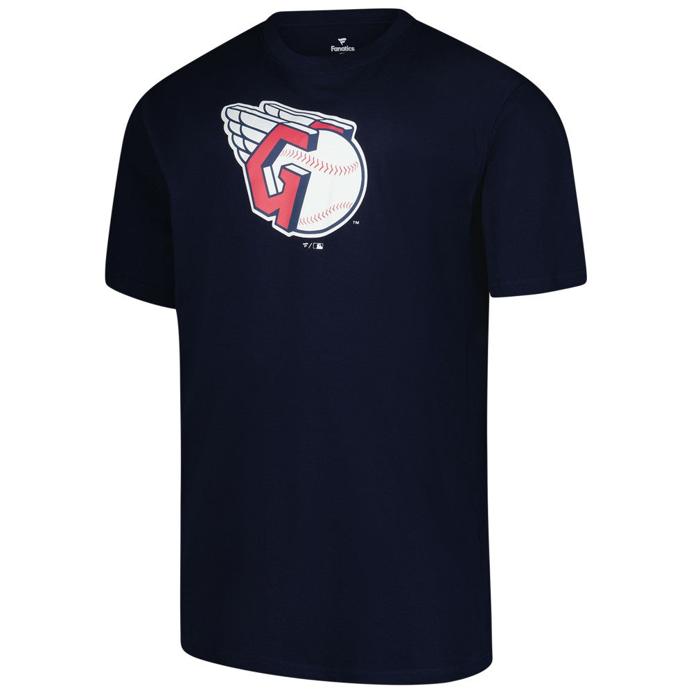 Cleveland Guardians Profile Big & Tall Primary Logo T-Shirt On Sale