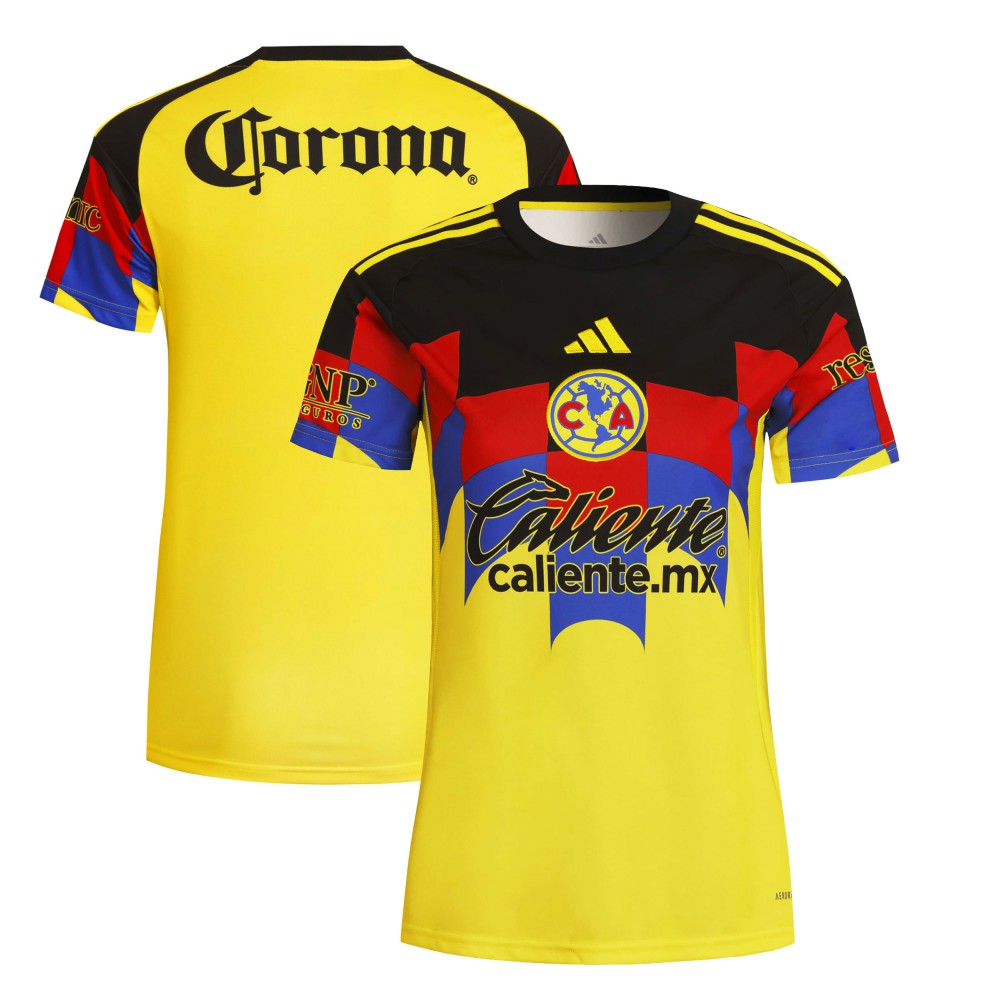 Adidas Club America Women's 2025/26 Home Replica Jerseys - Yellow