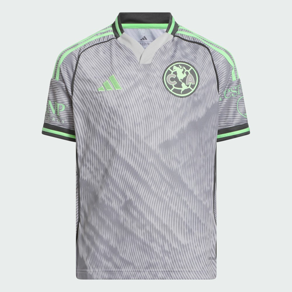 Adidas Club America Youth 2025 Third Replica Jerseys - Gray
