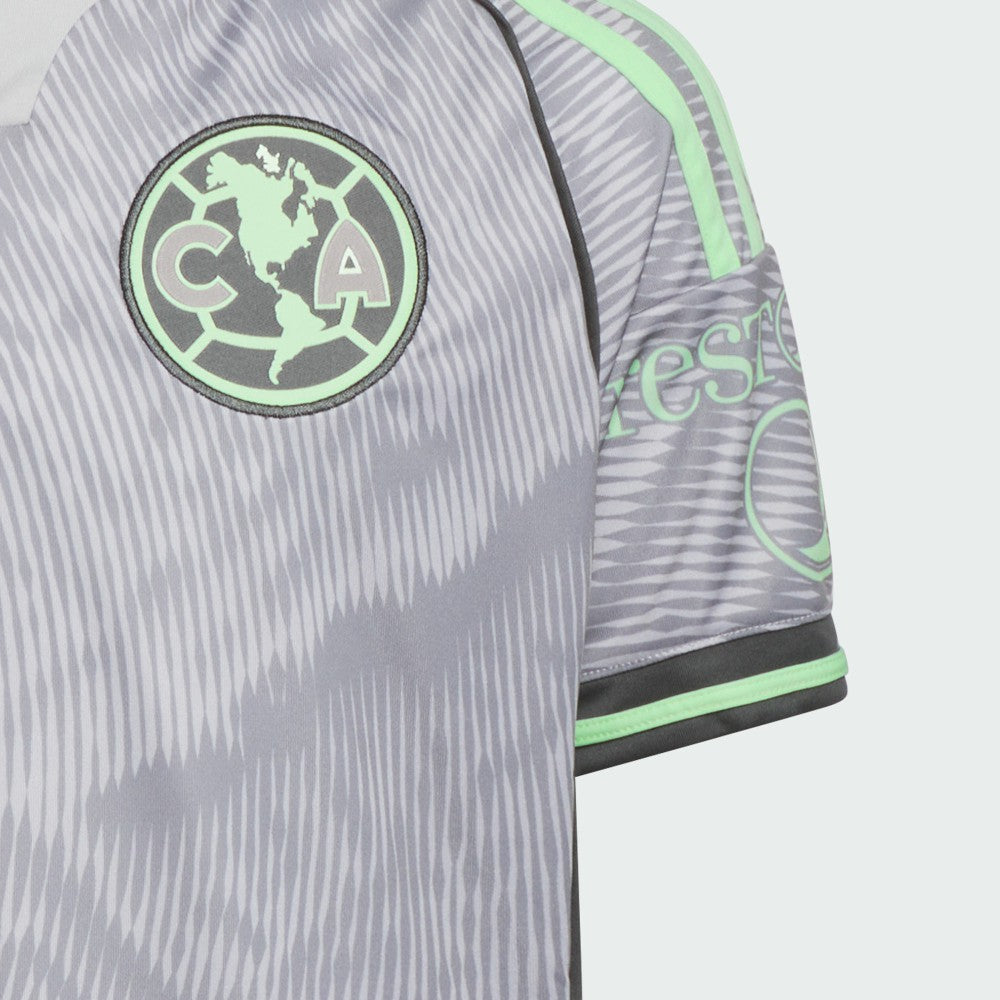 Adidas Club America Youth 2025 Third Replica Jerseys - Gray