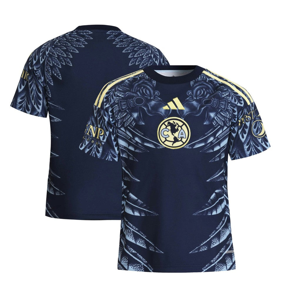 Adidas Club America Youth 2025/26 Away Replica Jerseys - Navy