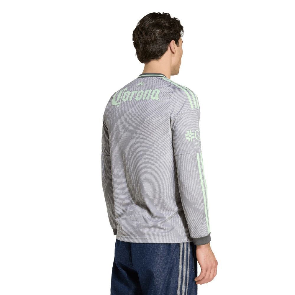 Adidas Club America 2025/26 Third Replica Long Sleeve Jerseys - Gray