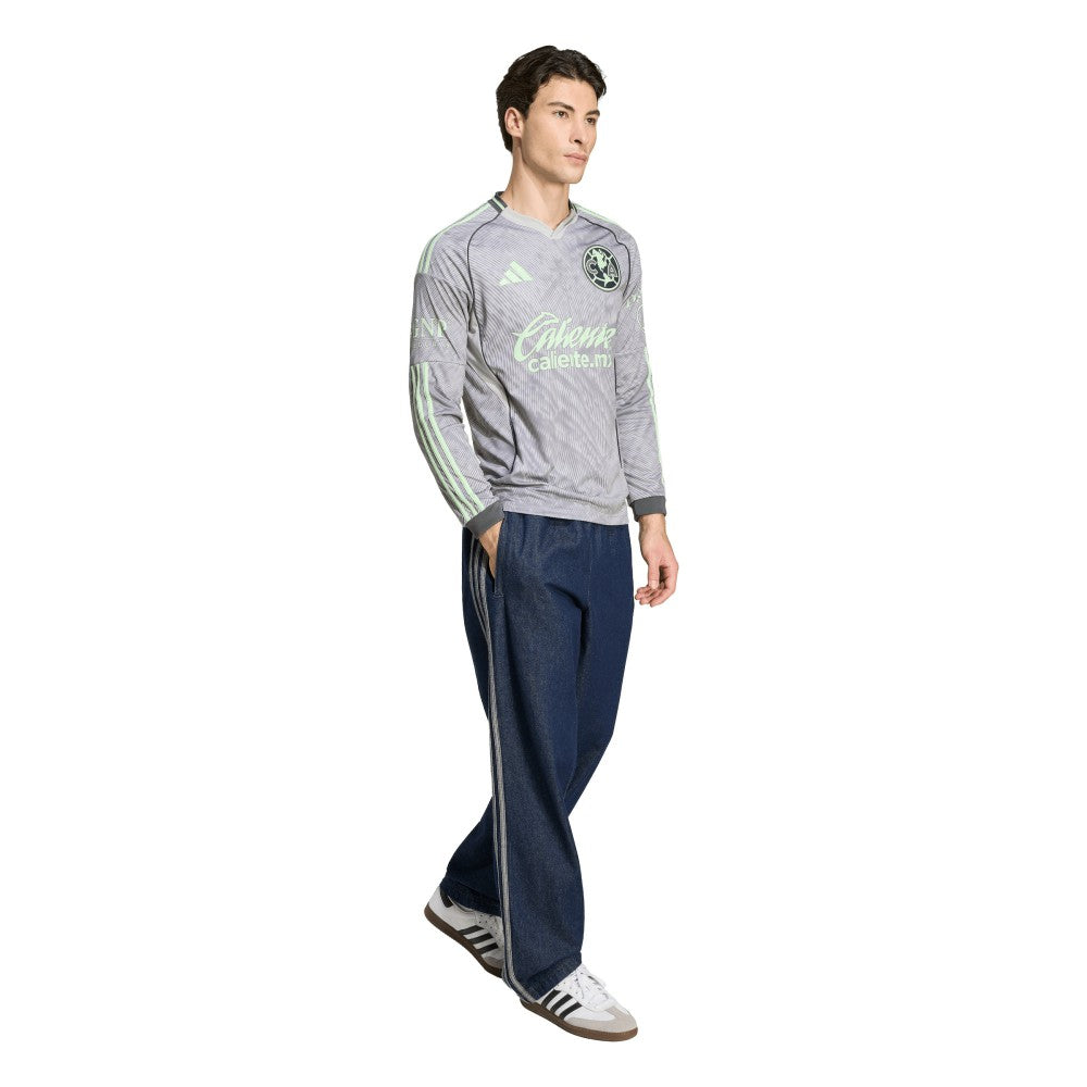Adidas Club America 2025/26 Third Replica Long Sleeve Jerseys - Gray