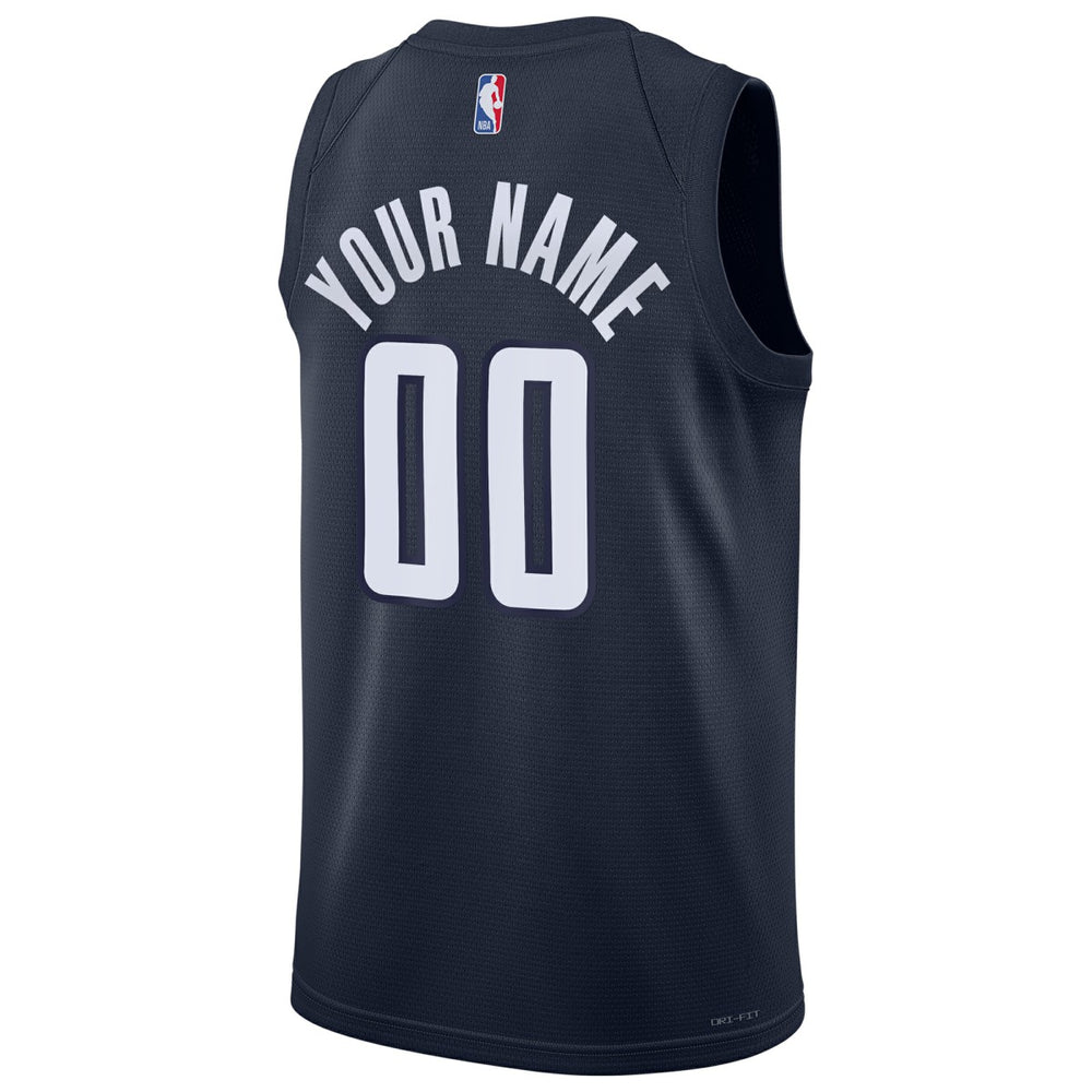 NBA - Washington Wizards Jordan Brand Unisex 2024/25 Custom Swingman Jersey - Statement Edition - Navy