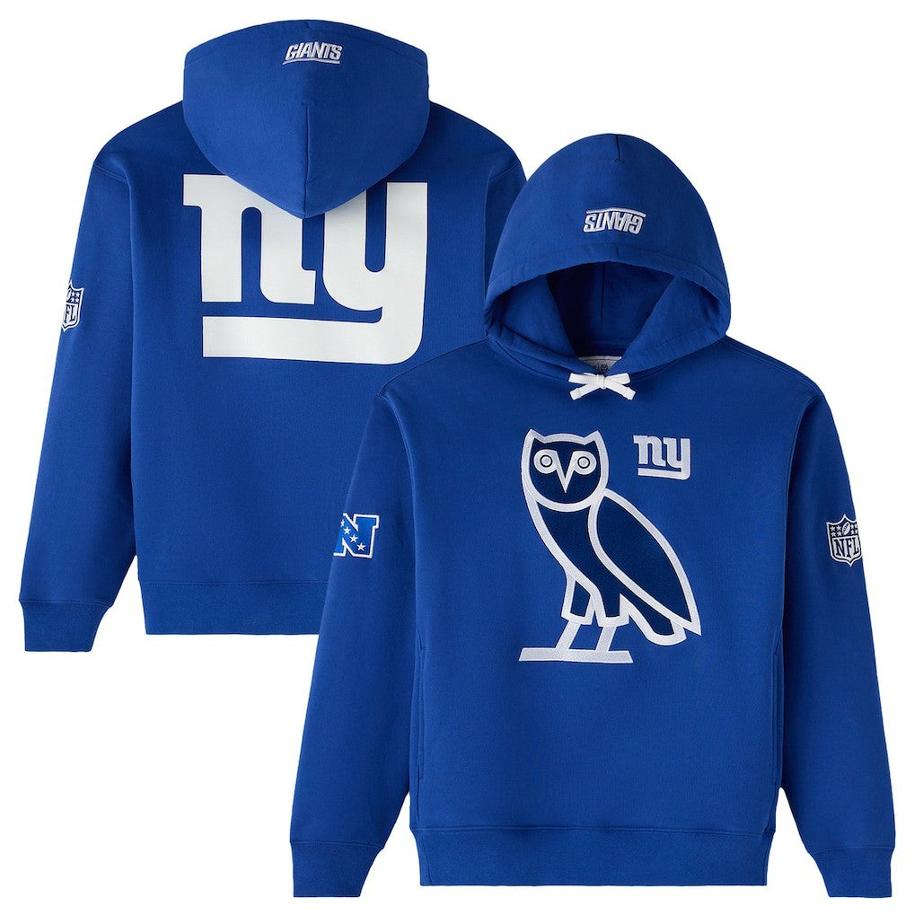 New York Giants OVO Icon Team Pullover Hoodie Royal - NFL
