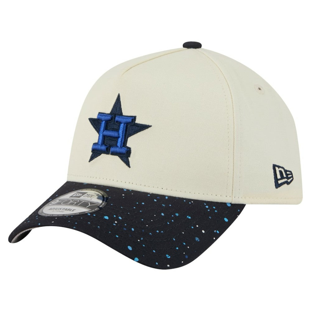 Houston Astros New Era Speckle A-Frame 9FORTY Adjustable Hat Lifestyle