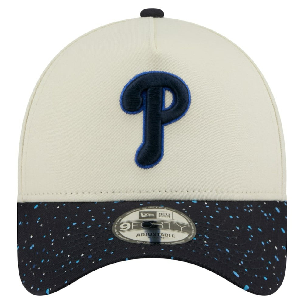 Philadelphia Phillies New Era Speckle A-Frame 9FORTY Adjustable Hat Near Me