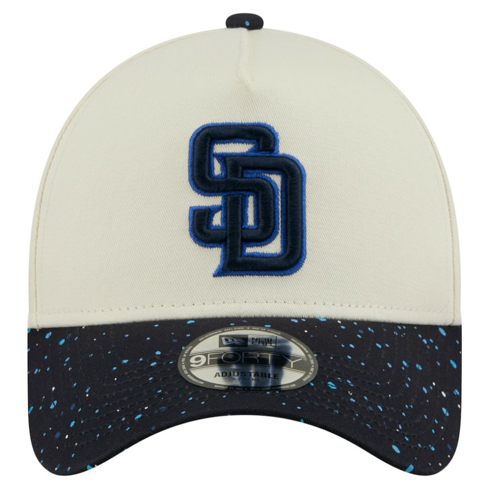 San Diego Padres New Era Speckle A-Frame 9FORTY Adjustable Hat discount