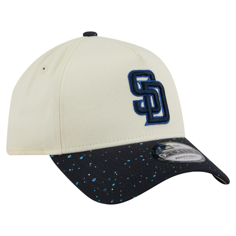 San Diego Padres New Era Speckle A-Frame 9FORTY Adjustable Hat discount