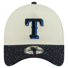 Texas Rangers New Era Speckle A-Frame 9FORTY Adjustable Hat Lifestyle