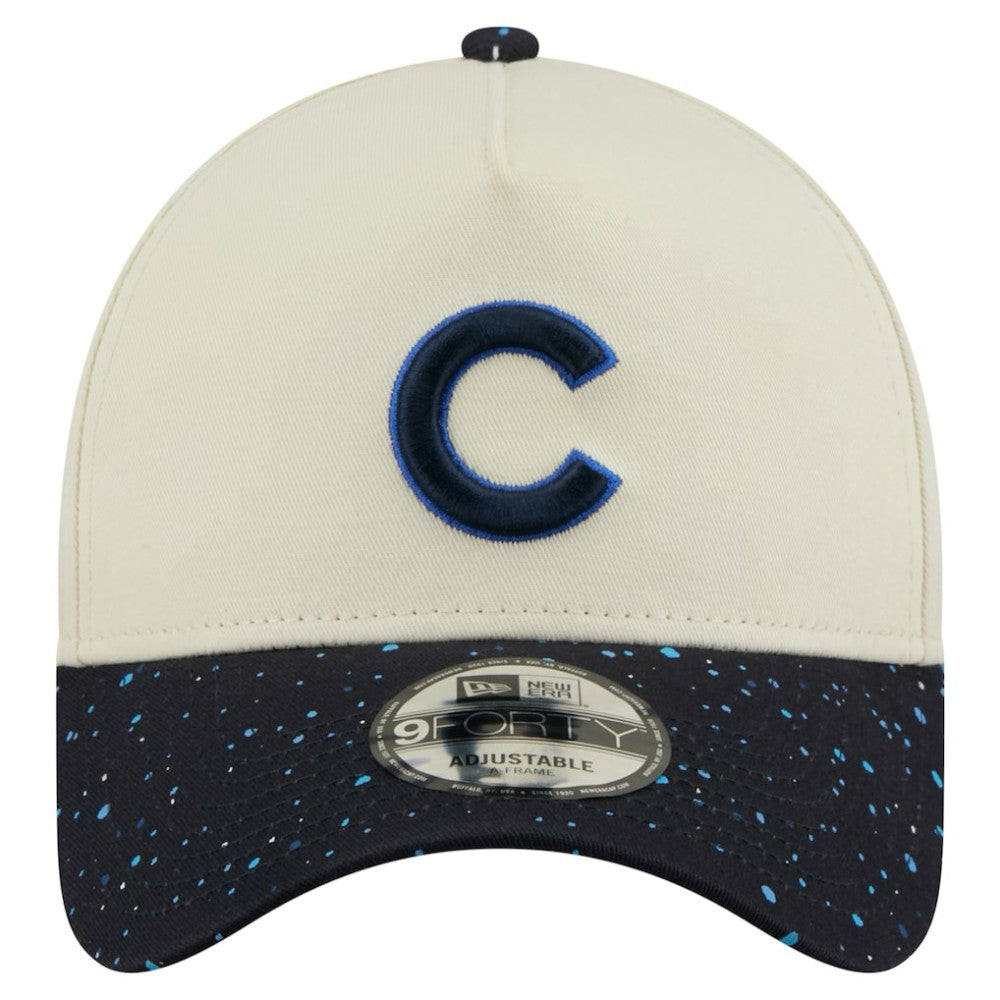 Chicago Cubs New Era Speckle A-Frame 9FORTY Adjustable Hat discount