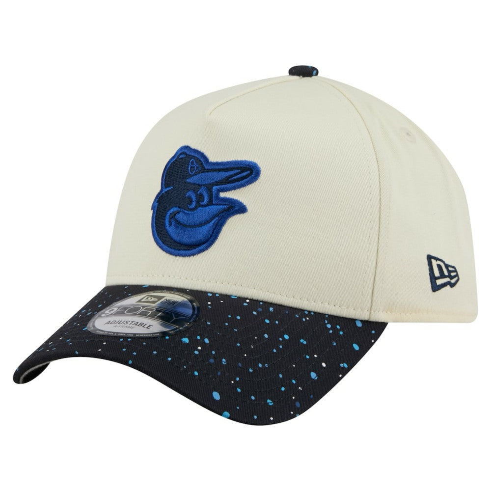 Baltimore Orioles New Era Speckle A-Frame 9FORTY Adjustable Hat for sale