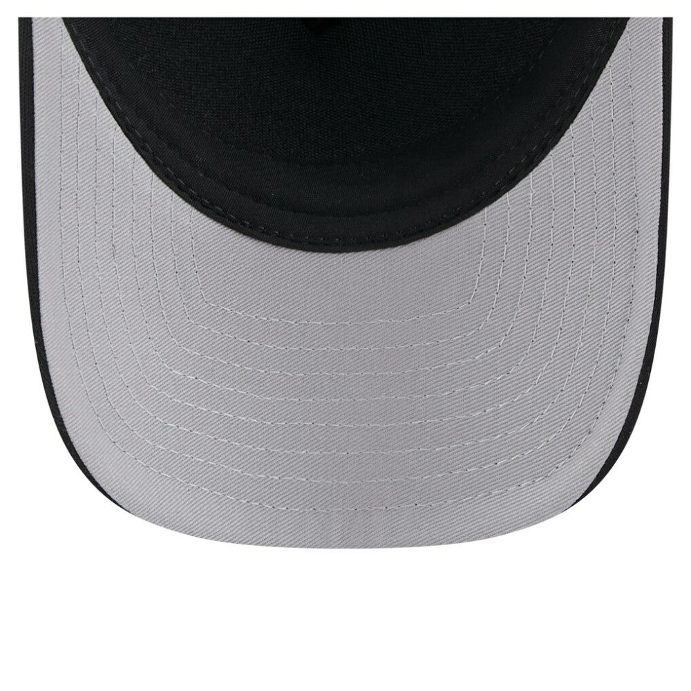Atlanta Braves New Era City Initial 9FORTY A-Frame M-Crown Adjustable Trucker Hat Lifestyle