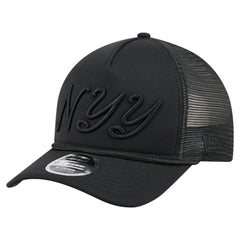 New York Yankees New Era City Initial 9FORTY A-Frame M-Crown Adjustable Trucker Hat discount