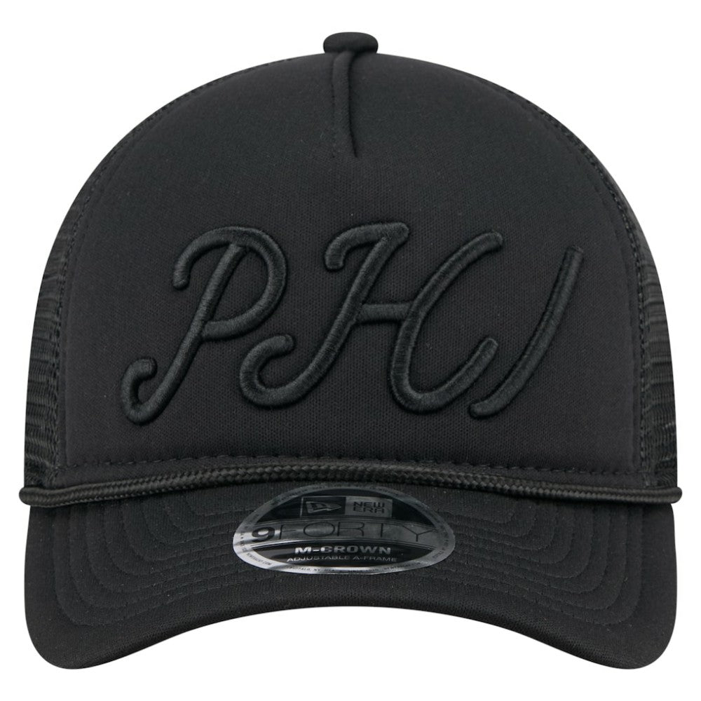 Philadelphia Phillies New Era City Initial 9FORTY A-Frame M-Crown Adjustable Trucker Hat Lifestyle