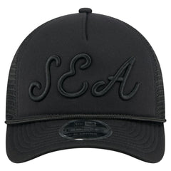 Seattle Mariners New Era City Initial 9FORTY A-Frame M-Crown Adjustable Trucker Hat Clearance